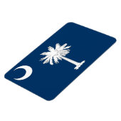 vlag van South Carolina Magneet (Linkerzijde)