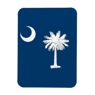 vlag van South Carolina Magneet