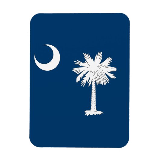 vlag van South Carolina Magneet (Verticaal)