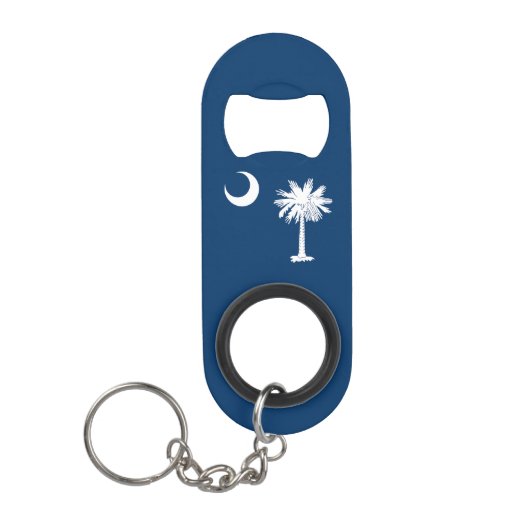 Vlag van South Carolina Mini Flessenopener (Voorkant)
