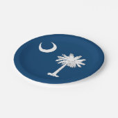 vlag van South Carolina Papieren Bordje (Gekanteld)