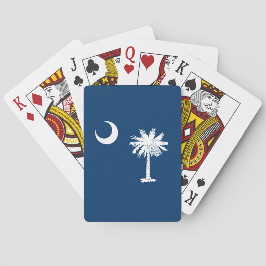 Vlag van South Carolina Pokerkaarten (Achterkant)