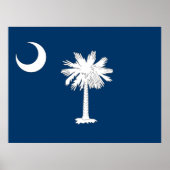 Vlag van South Carolina Poster (Voorkant)