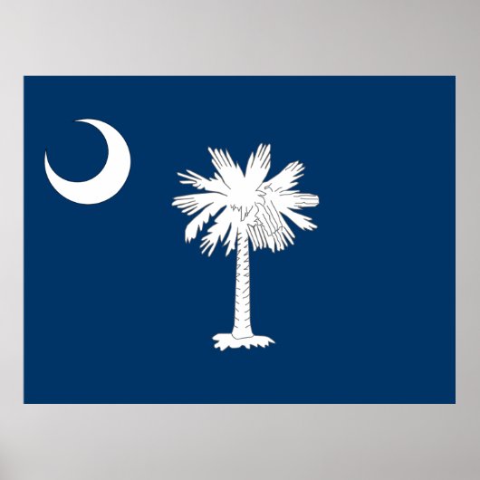 Vlag van South Carolina Poster (Voorkant)