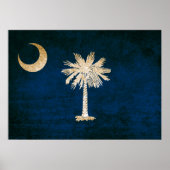  vlag van South Carolina Poster (Voorkant)