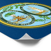 vlag van South Carolina Poster (Hoek)