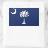 Vlag van South Carolina Rechthoekige Sticker (Tas)