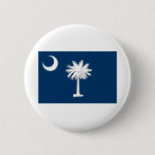 Vlag van South Carolina Ronde Button 5,7 Cm (Voorkant)
