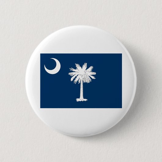 Vlag van South Carolina Ronde Button 5,7 Cm (Voorkant)
