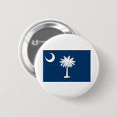 Vlag van South Carolina Ronde Button 5,7 Cm (Voorkant /achterkant)