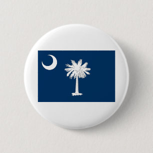 Vlag van South Carolina Ronde Button 5,7 Cm