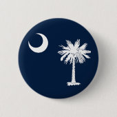 vlag van South Carolina Ronde Button 5,7 Cm (Voorkant)