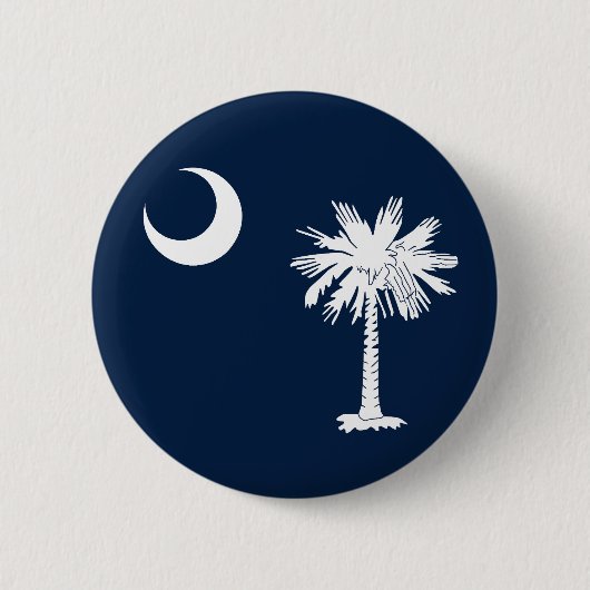 vlag van South Carolina Ronde Button 5,7 Cm (Voorkant)
