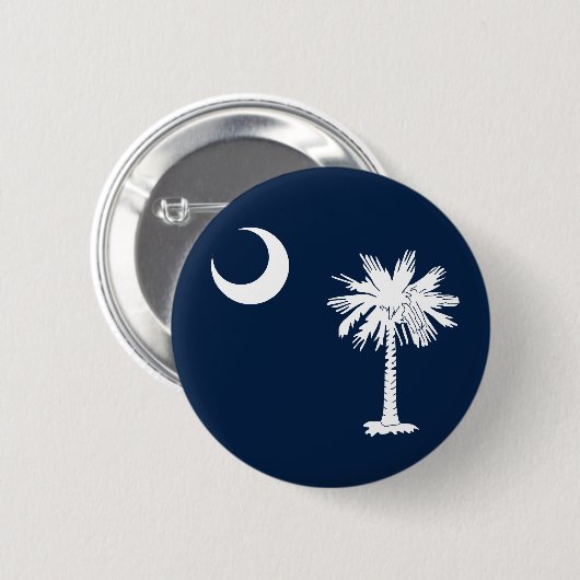 vlag van South Carolina Ronde Button 5,7 Cm (Voorkant /achterkant)
