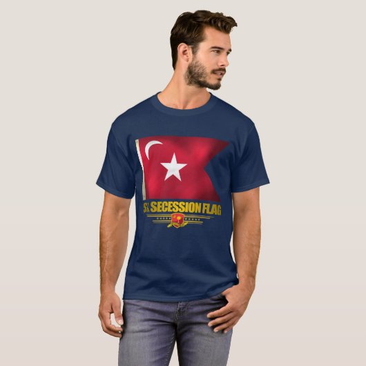 Vlag van South Carolina Secession T-shirt (Voorkant volledig)