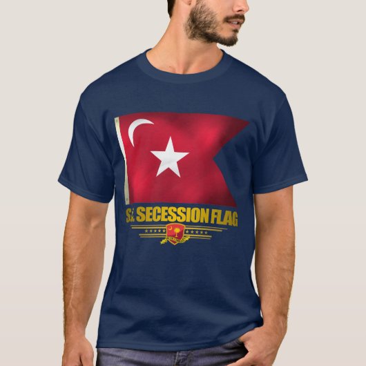 Vlag van South Carolina Secession T-shirt (Voorkant)
