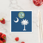 vlag van South Carolina Servet (Insitu)