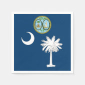 vlag van South Carolina Servet (Voorkant)