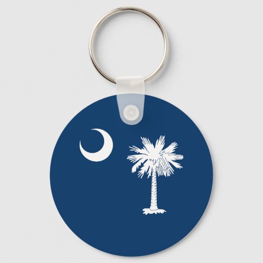Vlag van South Carolina Sleutelhanger (Voorkant)