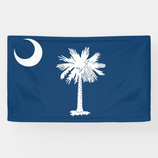 Vlag van South Carolina Spandoek (Horizontaal)
