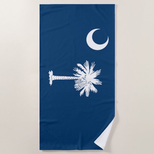 vlag van South Carolina Strandlaken (Voorkant)