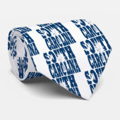 vlag van South Carolina Stropdas (Opgerold)