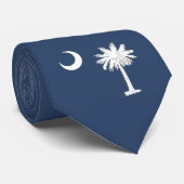vlag van South Carolina Stropdas (Opgerold)