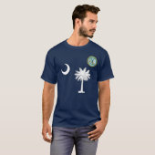 vlag van South Carolina T-shirt (Voorkant volledig)