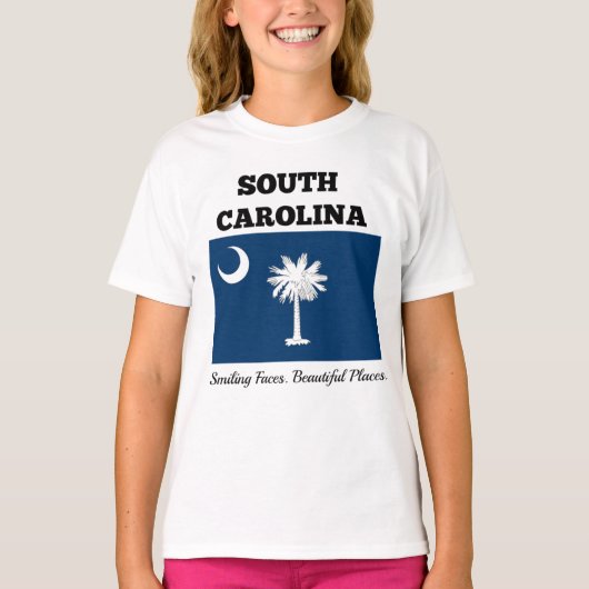 Vlag van South Carolina T-shirt (Voorkant)