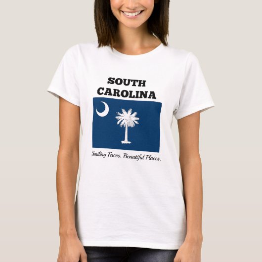 Vlag van South Carolina T-shirt (Voorkant)