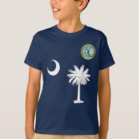 vlag van South Carolina T-shirt (Voorkant)