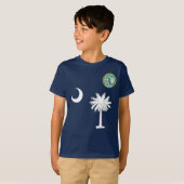 vlag van South Carolina T-shirt (Voorkant volledig)