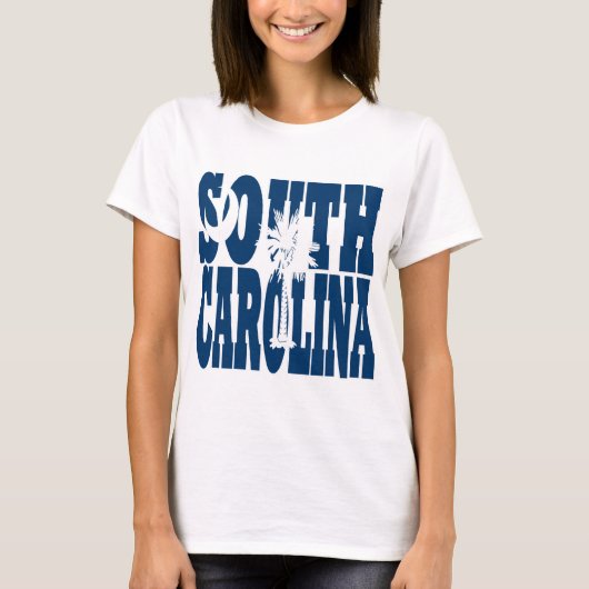vlag van South Carolina T-shirt (Voorkant)
