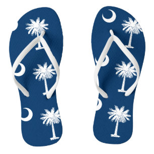 vlag van South Carolina Teenslippers