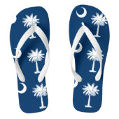 vlag van South Carolina Teenslippers (Voetbed)