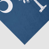 Vlag van South Carolina Tissuepapier (Detail)