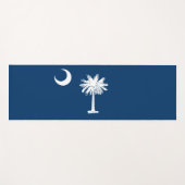Vlag van South Carolina (VS-staat) Yogamat (Voorkant (horizontaal))