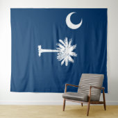 Vlag van South Carolina Wandkleed (In Situ (horizontaal))