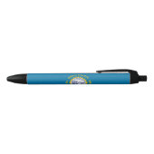Vlag van South Dakota Blauwe Inkt Pen (Bovenkant)
