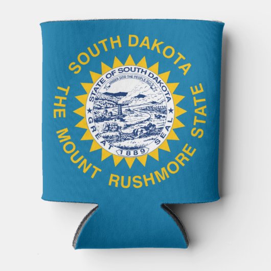 Vlag van South Dakota Blikjeskoeler (Voorkant)
