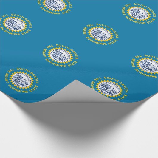 Vlag van South Dakota Cadeaupapier (Hoek)