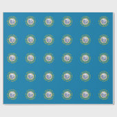 Vlag van South Dakota Cadeaupapier (Vlak)