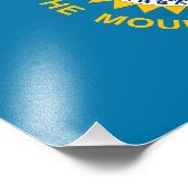 Vlag van South Dakota Foto Afdruk (Hoek)