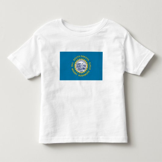 Vlag van South Dakota Kinder Shirts (Voorkant)