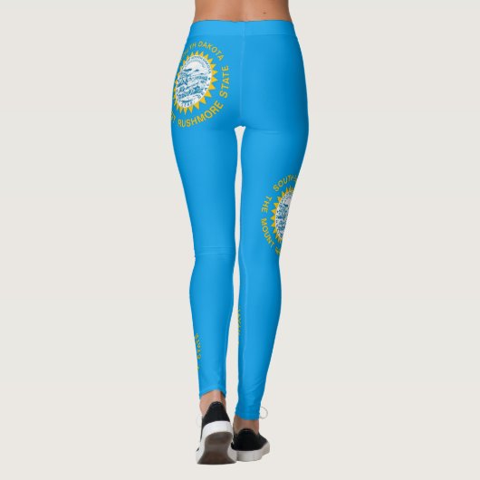 vlag van South Dakota Leggings (Achterkant)