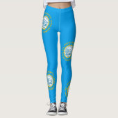 vlag van South Dakota Leggings (Voorkant)
