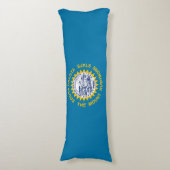 Vlag van South Dakota Lichaamskussen (Voorkant Verticaal)