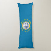 Vlag van South Dakota Lichaamskussen (Achterkant (Verticaal))