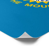 Vlag van South Dakota Poster (Hoek)