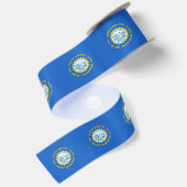 vlag van South Dakota Satijnen Lint (Achterkant)